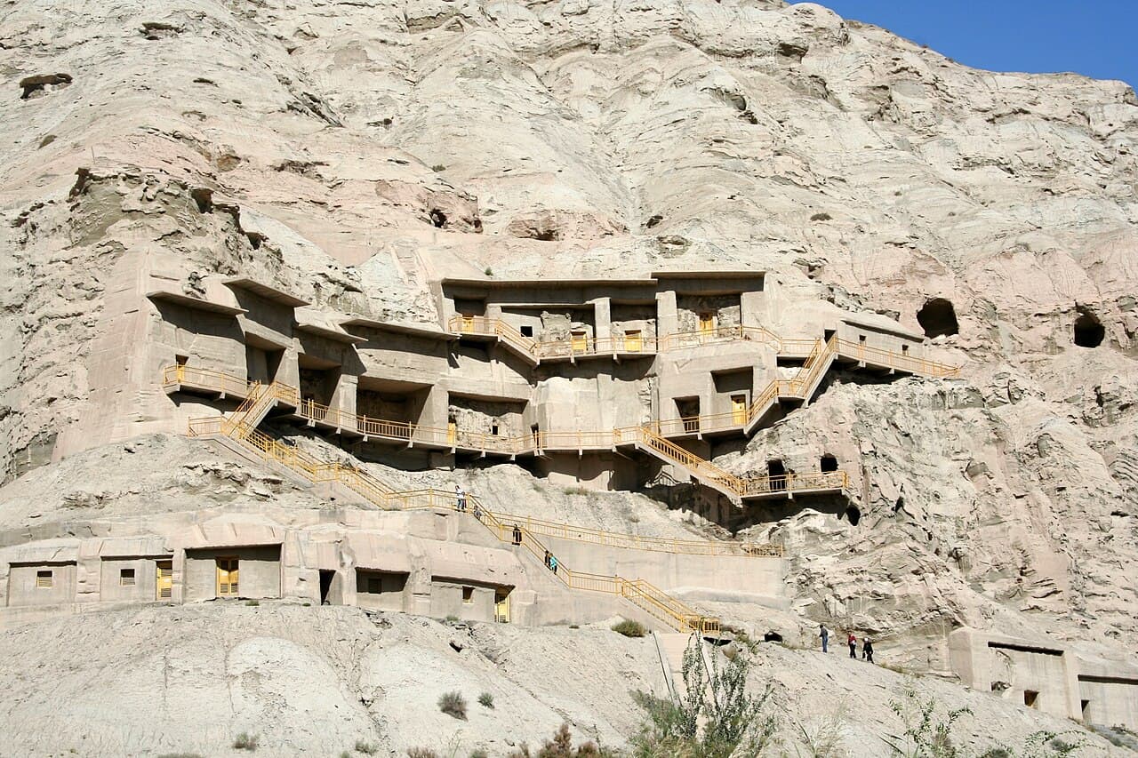 克孜尔千佛洞 来自 Wikimedia Commons