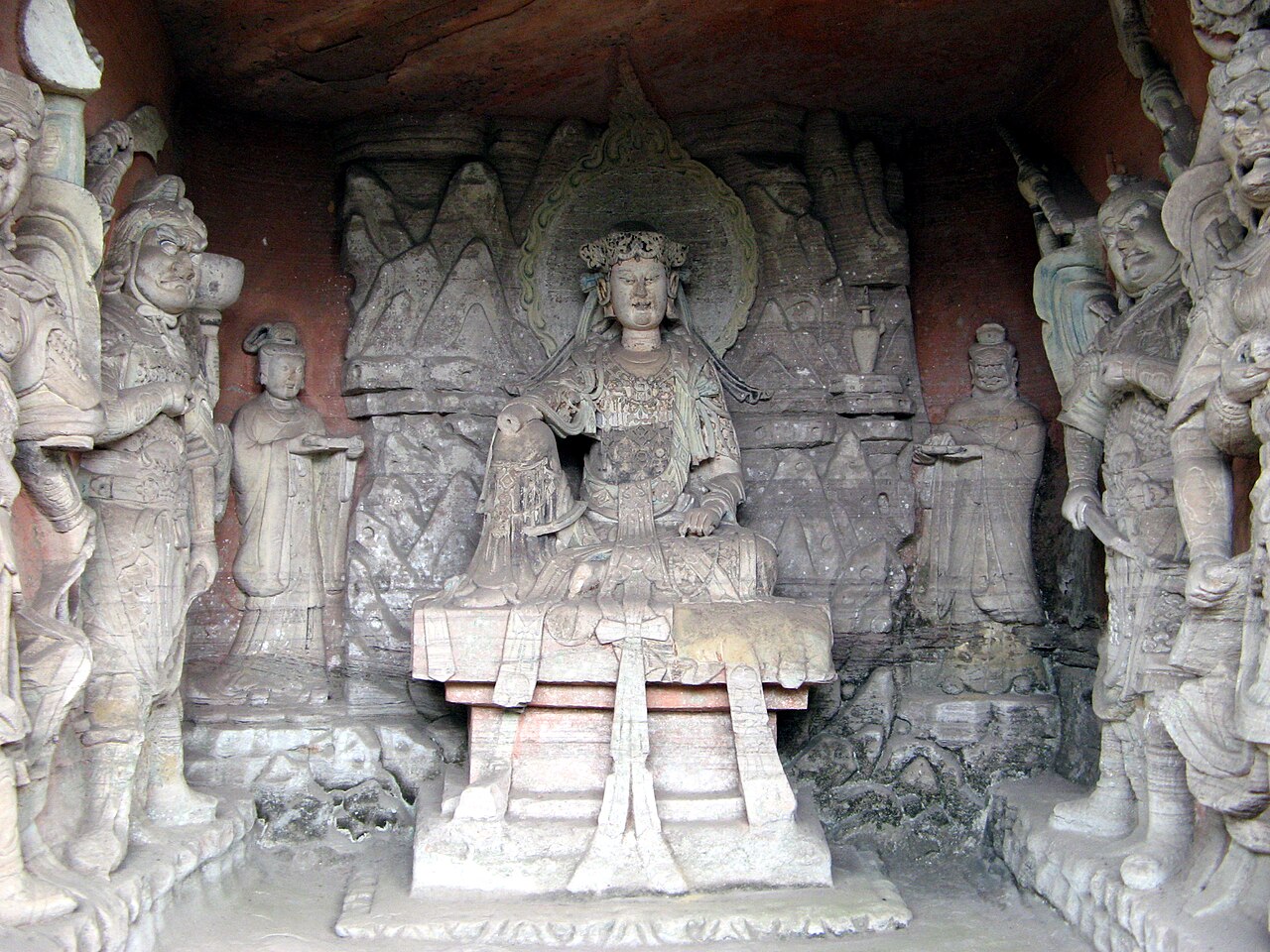 北山摩崖造像 来自 Wikimedia Commons